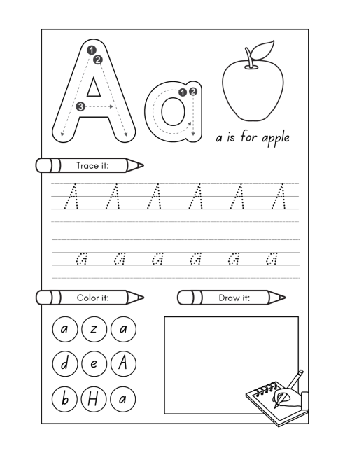 Learning is Fun Affirmation Series: Alphabet &amp; Numbers Tracing Activities
