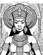 V4 Crowned &amp; Confident: Affirmations Coloring Book (Color with Confidence Series)